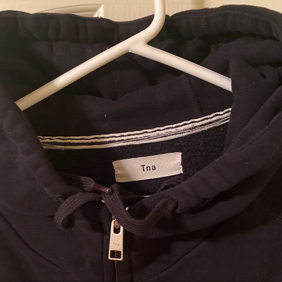 Aritzia TNA Pink Logo Zippered Hoodie - Picture 3 of 5